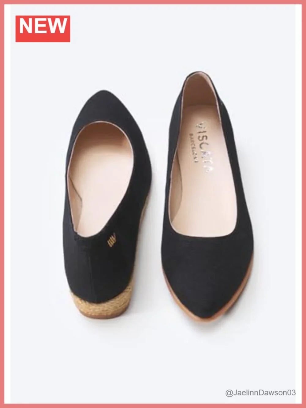 Handmade Women's Espadrille Wedge Flats - Breathable Cotton Canvas